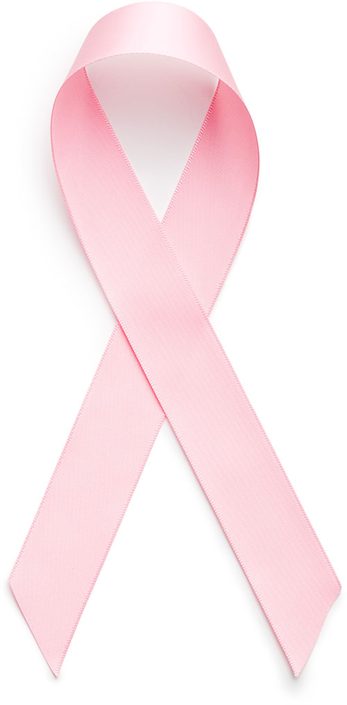 a pink ribbon for breast cancer awareness